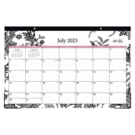 2023-2024 ACADEMIC YEAR Monthly Desk Pad Calendar, 17" x 11", Trim New ...