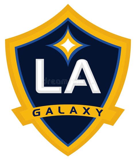 Los Angeles Galaxy Soccer Club Logo Editorial Stock Photo ...