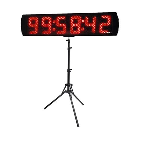 Buy Ganxin 5 Inch LED Race Clock with Tripod for Running Events,Race Timing Clock,Gym Timer ...