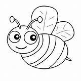 Abelha Básica Para Colorir Imprimir E Desenhar  ColoringlibCom sketch template