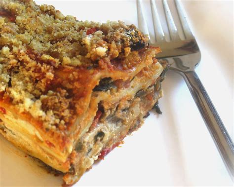 Vegetarian Lasagna with Chunky Tomato Sauce and Cashew Bechamel | Lisa ...