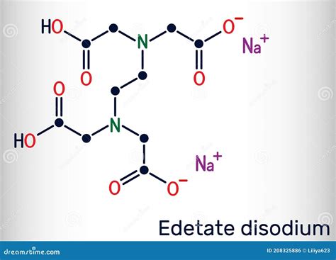 Disodium EDTA, Edetate Disodium, Disodium Edetate, Molecule. it is Diamine, is Polyvalent ...