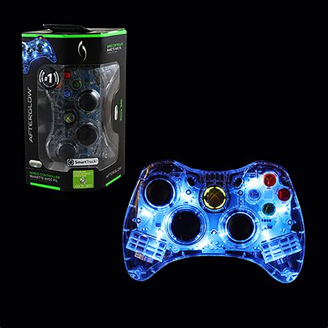 Xbox 360 - Controller - Wired - Microsoft Afterglow - Blue (PDP)