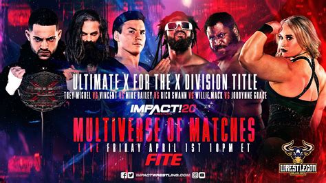 X-Division Championship Hangs in the Balance in Multiverse of Matches ...