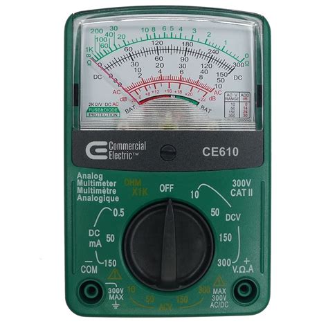 Commercial Electric Analogue Multimeter | The Home Depot Canada