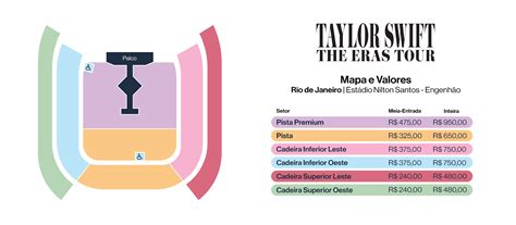 Informações - Rio de Janeiro | Taylor Swift - The Eras Tour - Brasil