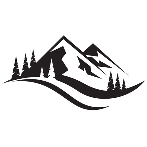 File:Mountain logo silhouette.svg - EndMyopia Wiki