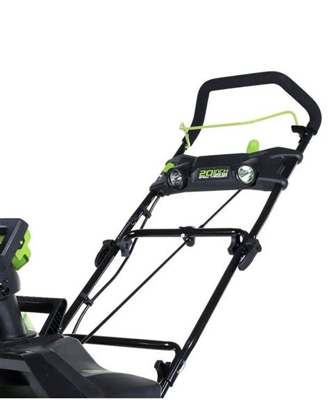 GreenWorks 2600402 80-Volt 20-Inch 2Ah Lithium-Ion Cordless Snow Thrower/blower | eBay