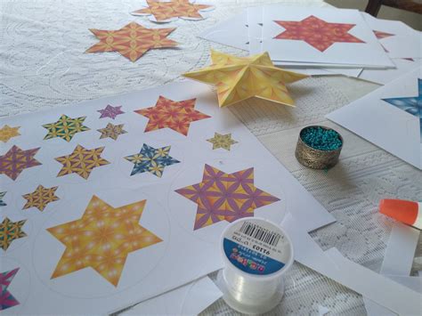 3D Paper Craft Yellow Star of David-hanukkah Decorations-rainbow ...