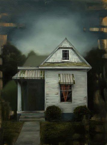 Southern Gothic-Style Paintings of Decaying Houses | Southern gothic, Painting, Landscape paintings