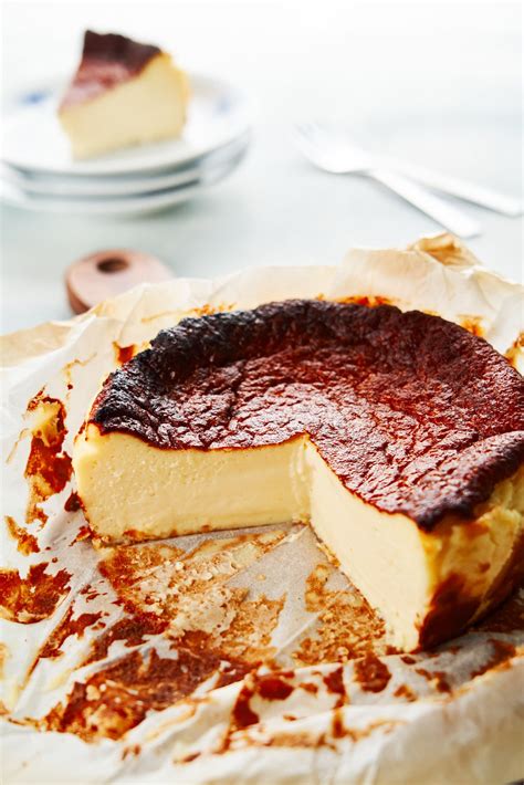 BEST Burnt Basque Cheesecake - Easy Cheesecake Recipe