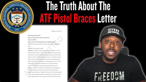 The Truth About The ATF Pistol Braces Letter - YouTube