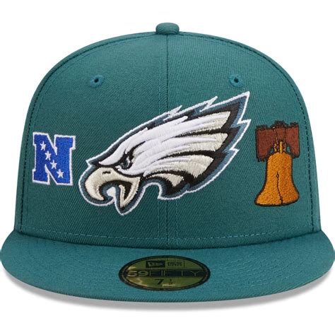 New Era Philadelphia Eagles Midnight Green Team Local 59FIFTY Fitted H