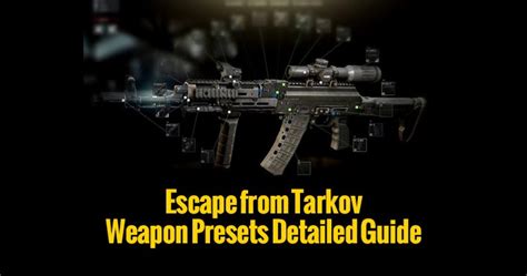 Escape from Tarkov Weapon Presets Detailed Guide