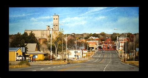 “Main Street Kingman, Kansas” | Vernon Filley Art Museum