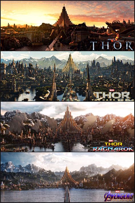 Evolution of Asgard in the MCU : r/marvelstudios