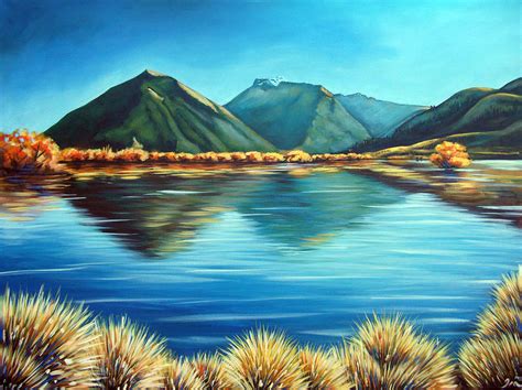 Glenorchy New Zealand Painting by Ira Mitchell-Kirk