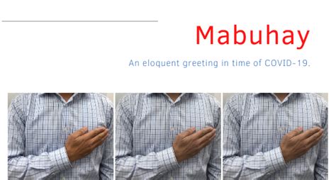 Mabuhay - an eloquent greeting