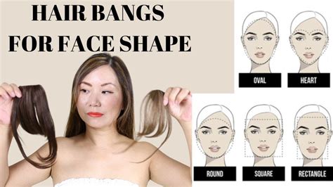 Best Hair bangs (or not) according to YOUR face shape! - YouTube