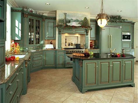 Country Kitchen Cabinet Colors - Image to u