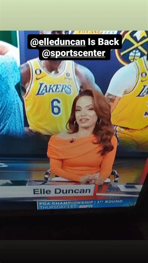 ELLE DUNCAN 5/17/2023 SPORTSCENTER : r/BUTLERNETWORK