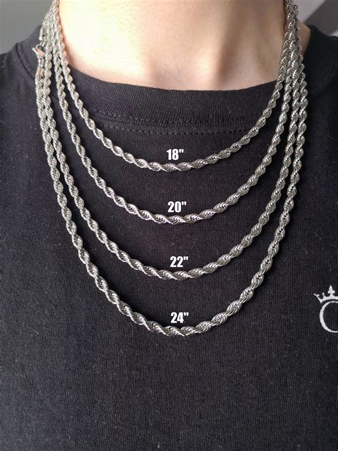 Silver Rope Chain - azucarillosdecolores.com