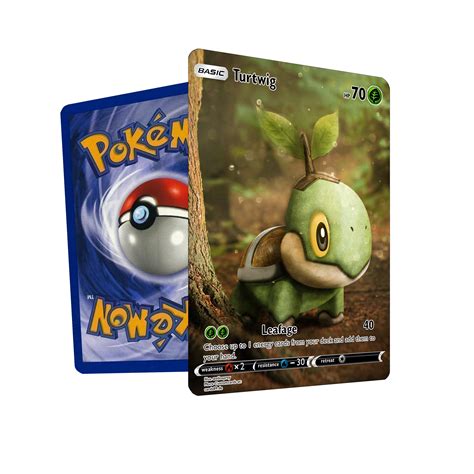 Holo Turtwig Fullart Realistic Art Poke Custom Card - Etsy