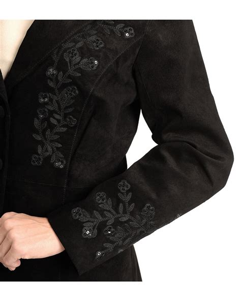 Scully Embroidered Leather Jacket | Sheplers