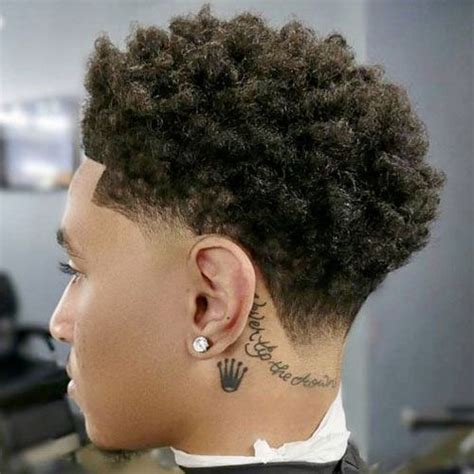 25 Best Afro Hairstyles For Men (2020 Guide) | Curly hair fade, Afro hairstyles men, Faded hair