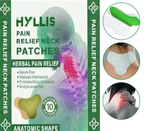 Neck Patch 10patches Stiff Neck Patch Pain Reliever Shoulder Back Knee ...