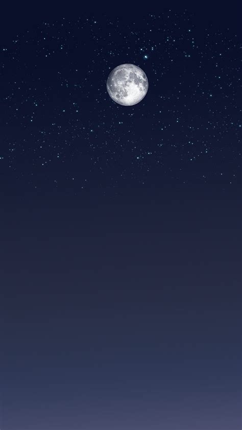 Moon and stars, nature, star, night, sky, HD phone wallpaper | Peakpx