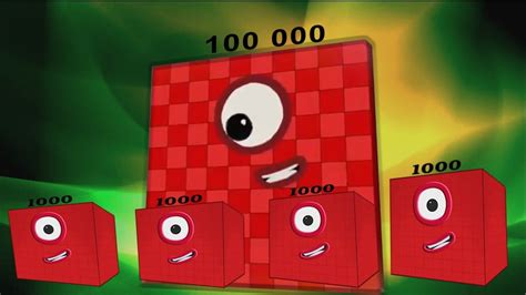 Numberblocks 100000 Meets The Blockzilla Monsters Numberblocks | Images and Photos finder