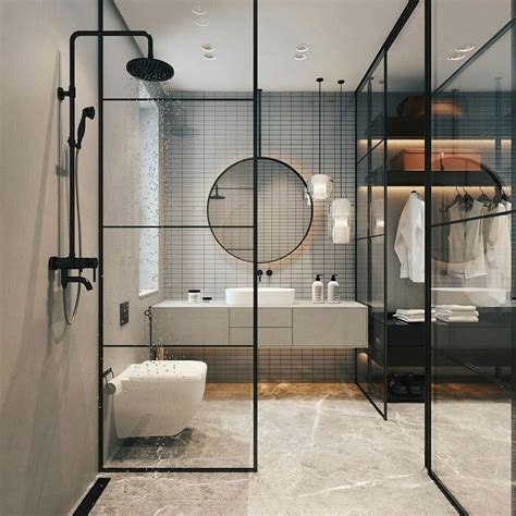 32 Stunning Industrial Bathroom Design Ideas - MAGZHOUSE