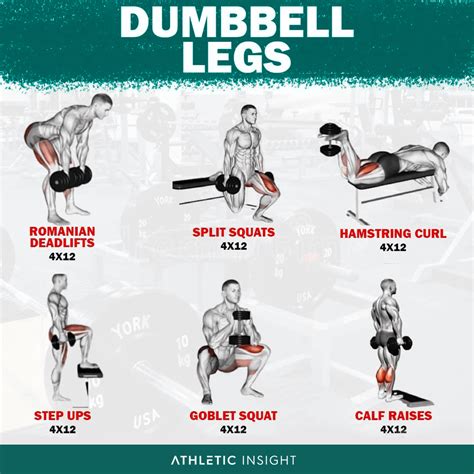 Dumbbell Legs Workout : r/workouts