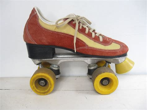 Vintage Car Hop Roller Skates 1960's Ladies Sz by bigfishlilpond