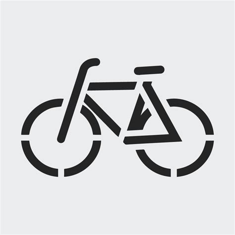 Bike Stencil For Pavements | Stencils Australia