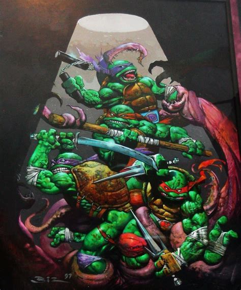 Sewer Mutants Teenage Mutant Ninja Turtles by Bisley Comic Art | Simon bisley, Ninja turtles ...