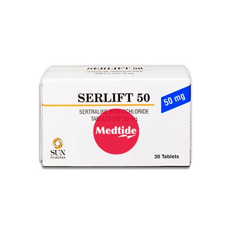 Sertraline – Pfizer 50 mg 30 tablets/box [กล่อง 30 เม็ด] – MEDTIDE