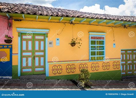 Colorful House - Guatape, Colombia Editorial Photo - Image of historic, america: 90836996