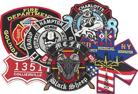 Fire Department Patch Design Reflects Station Pride! - WholesalePatches.com