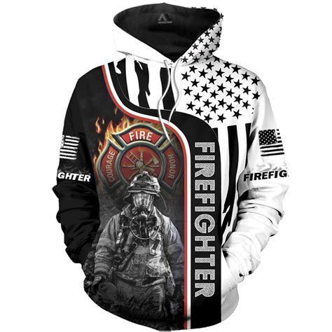 Firefighter 3D Hoodie Style 03 – Moracat Shop