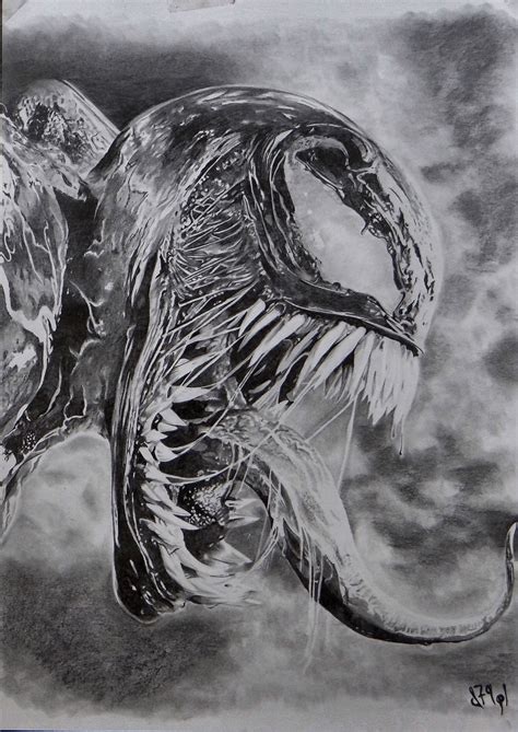 Venom, Drawing by D79pl | Artmajeur