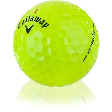 Callaway Golf HEX Diablo Yellow Personalized Golf Balls