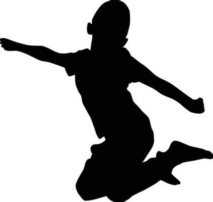 Children Dancing Silhouette Vector Art, Icons, and Graphics for Free ...