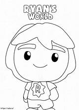 Ryans World 1 coloring Page sketch template