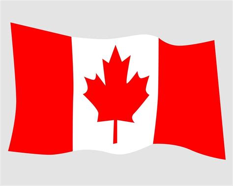 Flag of Canada on a blue background 7725674 Vector Art at Vecteezy