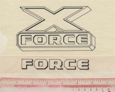 Tenth Letter of the Alphabet: Anatomy of a Logo: X-Force