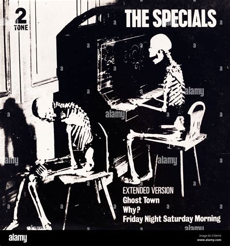 12 inch vinyl record album cover from the ska band The Specials, including the single Ghost Town ...