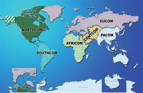 U.S. Combatant Commanders' Areas of Responsibility - World Geostrategic ...