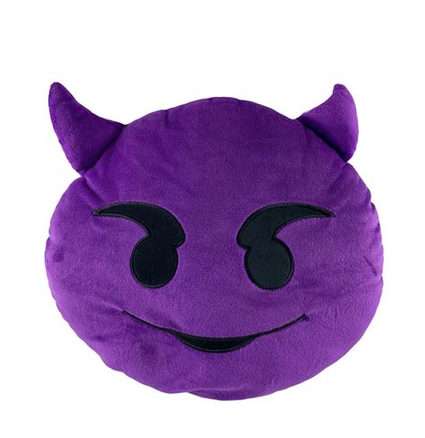 Devil Emoji Pillow - 12 inches | Emoji Galore